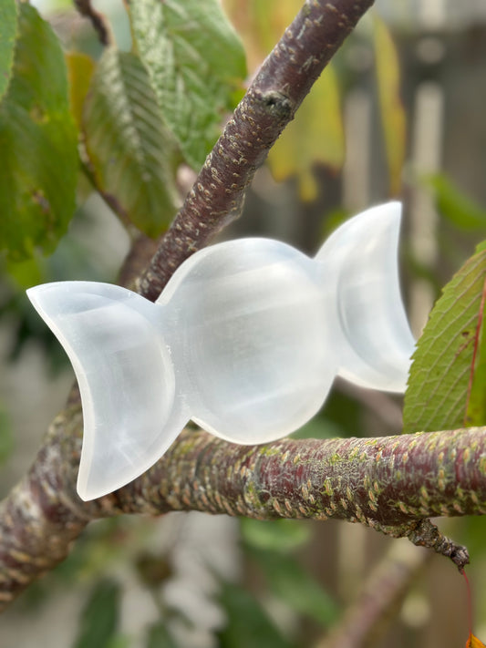Selenite Jewellery Dish