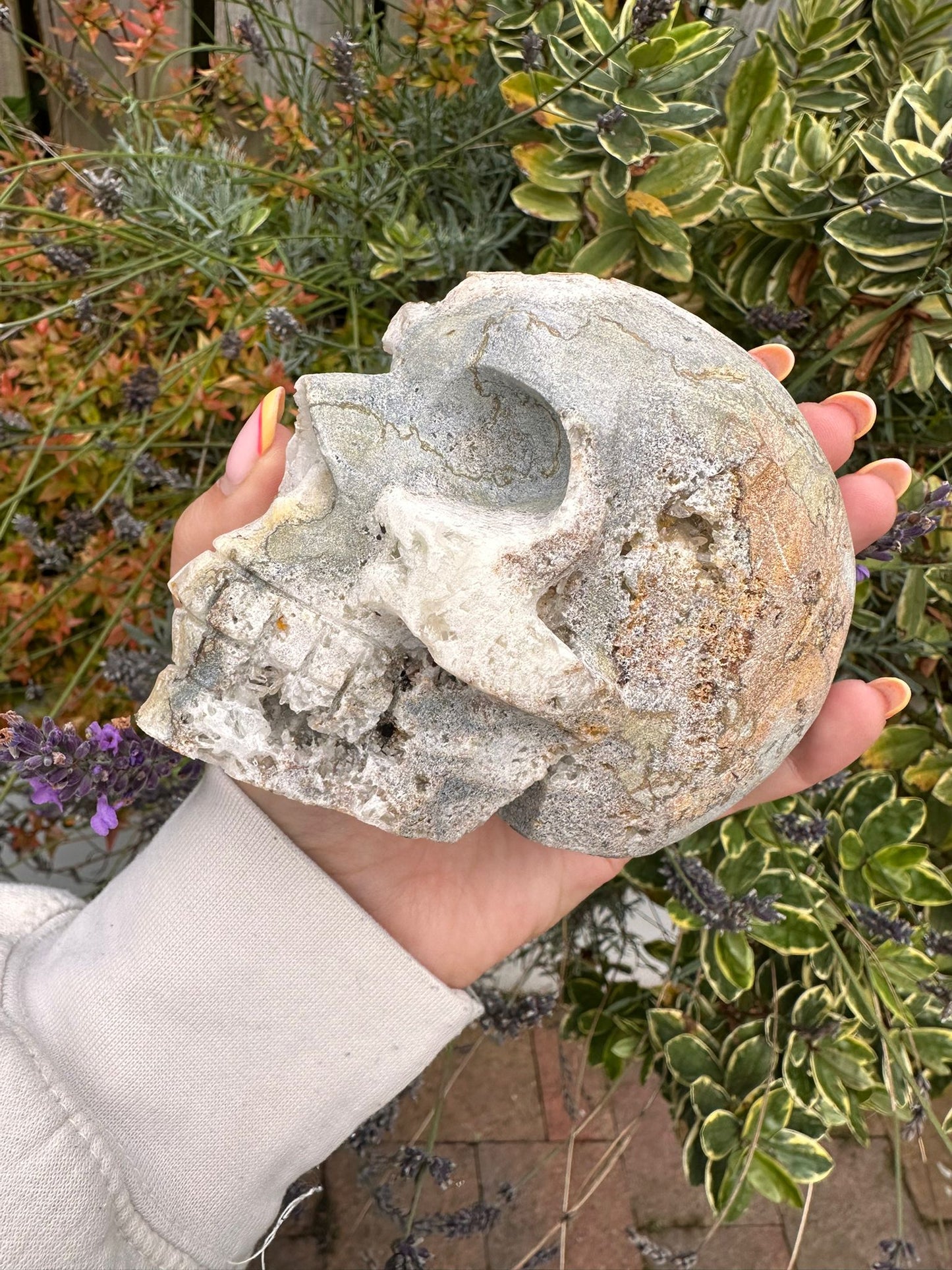 Burmese Quartz Skull
