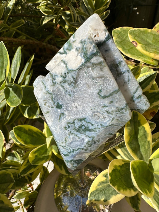 Moss Agate Diamond