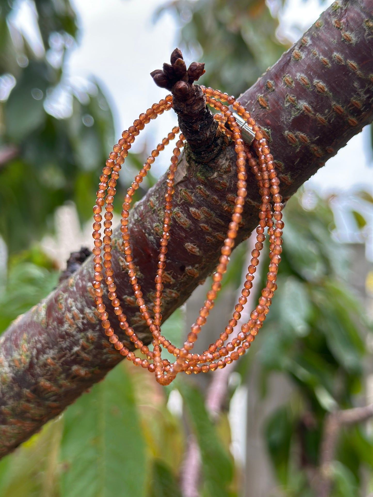 Fanta Garnet Necklace/Bracelet