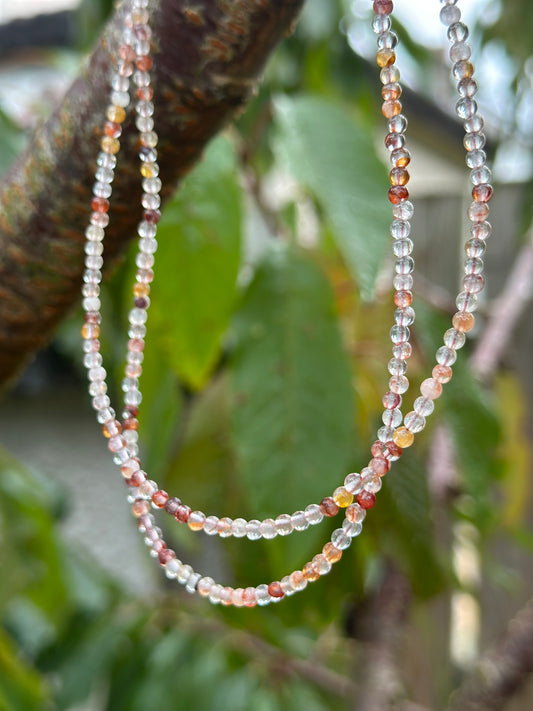 Fire Quartz Necklace/ Bracelet