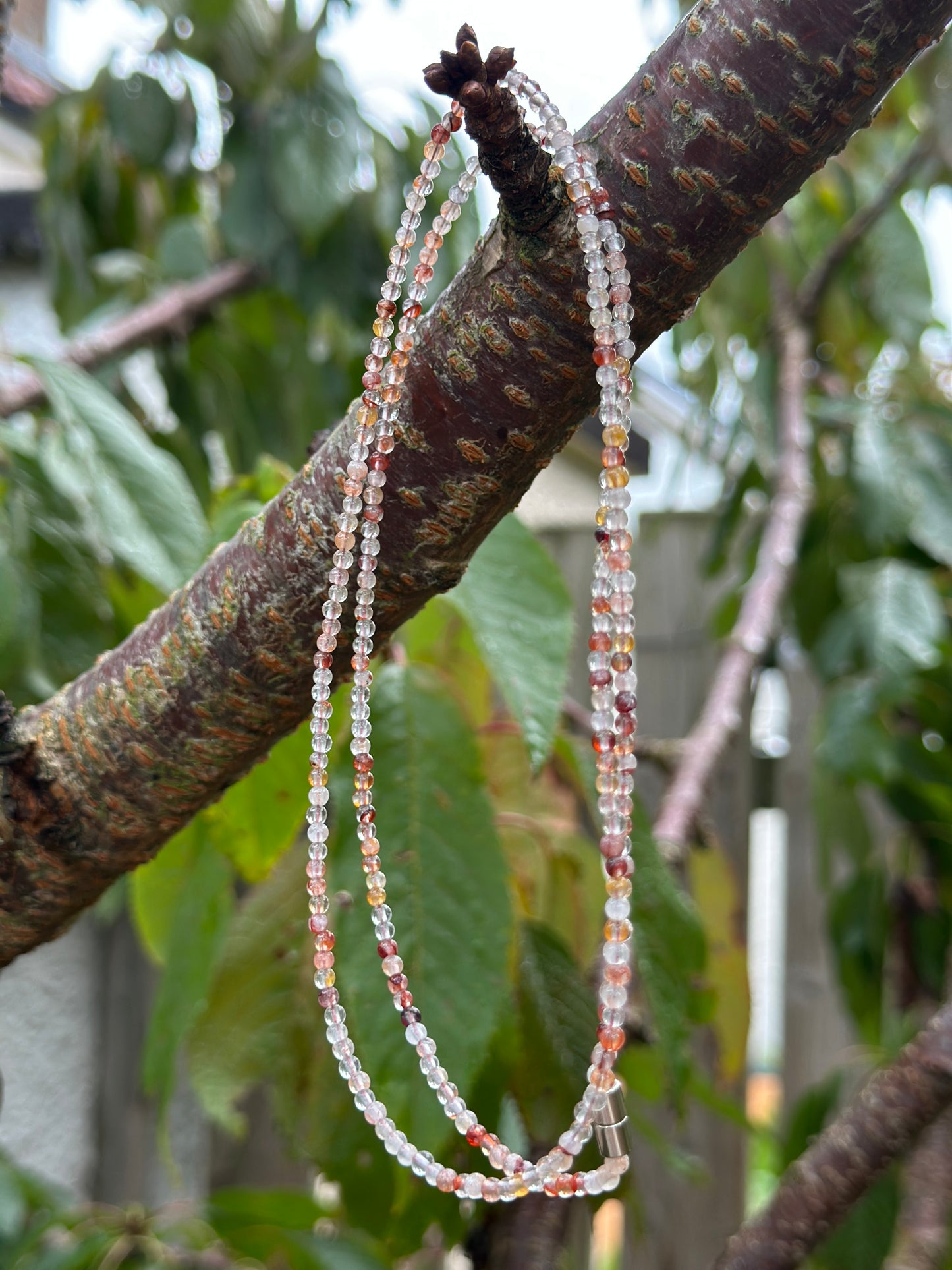Fire Quartz Necklace/ Bracelet