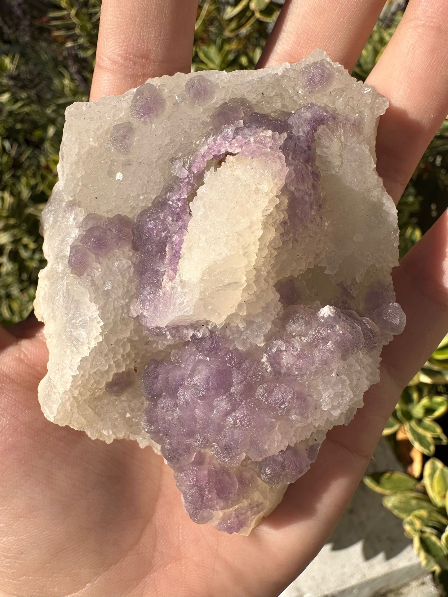 Lavender Bubble Fluorite