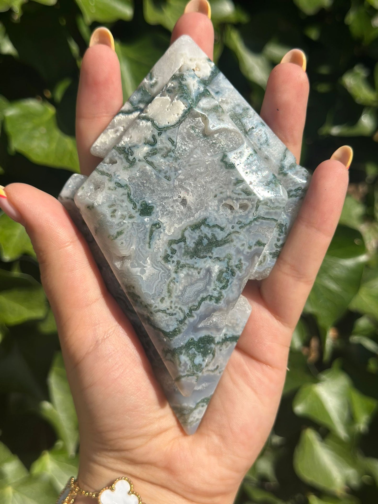 Moss Agate Diamond