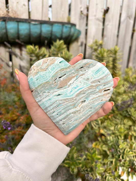 Hemimorphite Heart